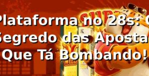 Plataforma no 28s: O Segredo das Apostas Que Tá Bombando! ⚡